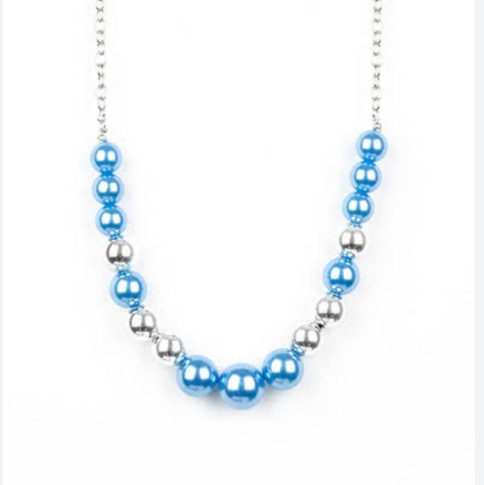 Paparazzi Take Note Blue Necklace